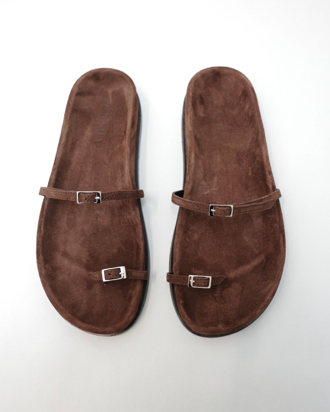 SORA SANDAL / brown suede