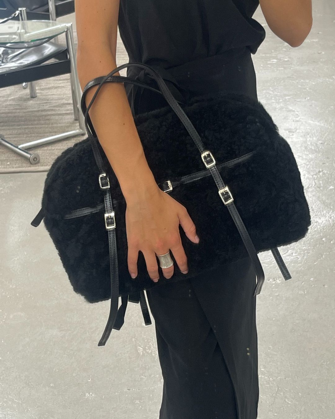 KORA / Icelandic Shearling Black