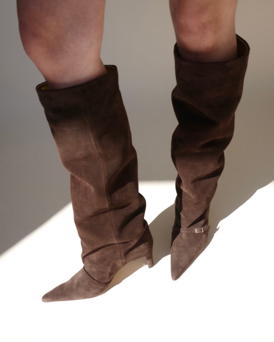 MANO BOOT / brown-gold