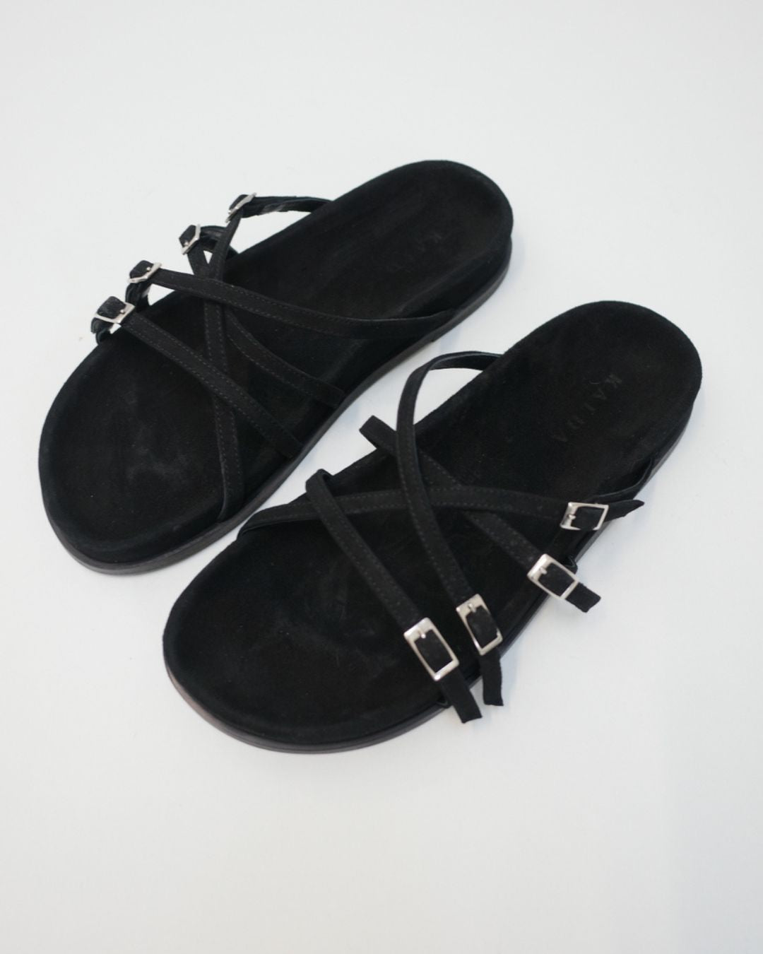 KASA SANDAL / black suede