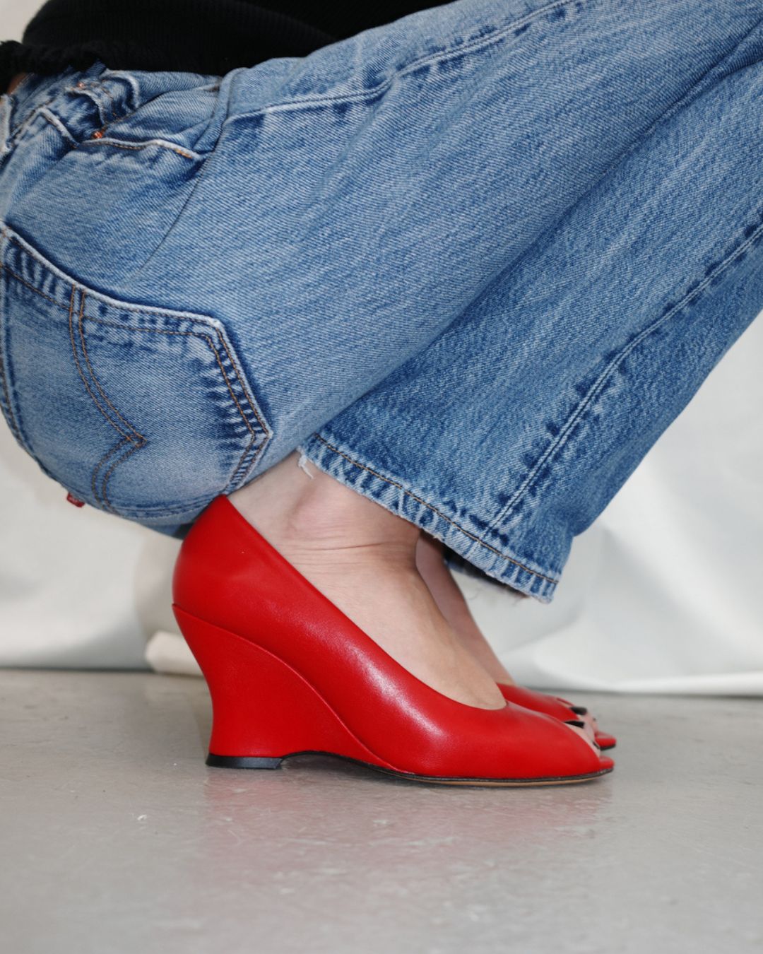 ROSA / red leather