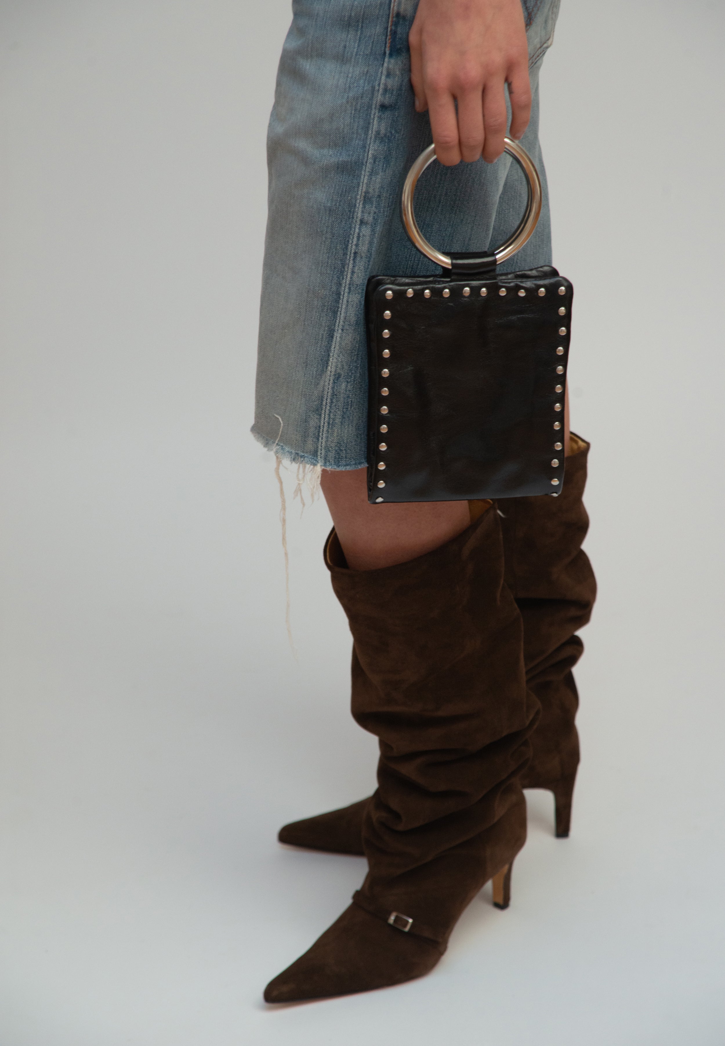 MANO BOOT / brown-gold