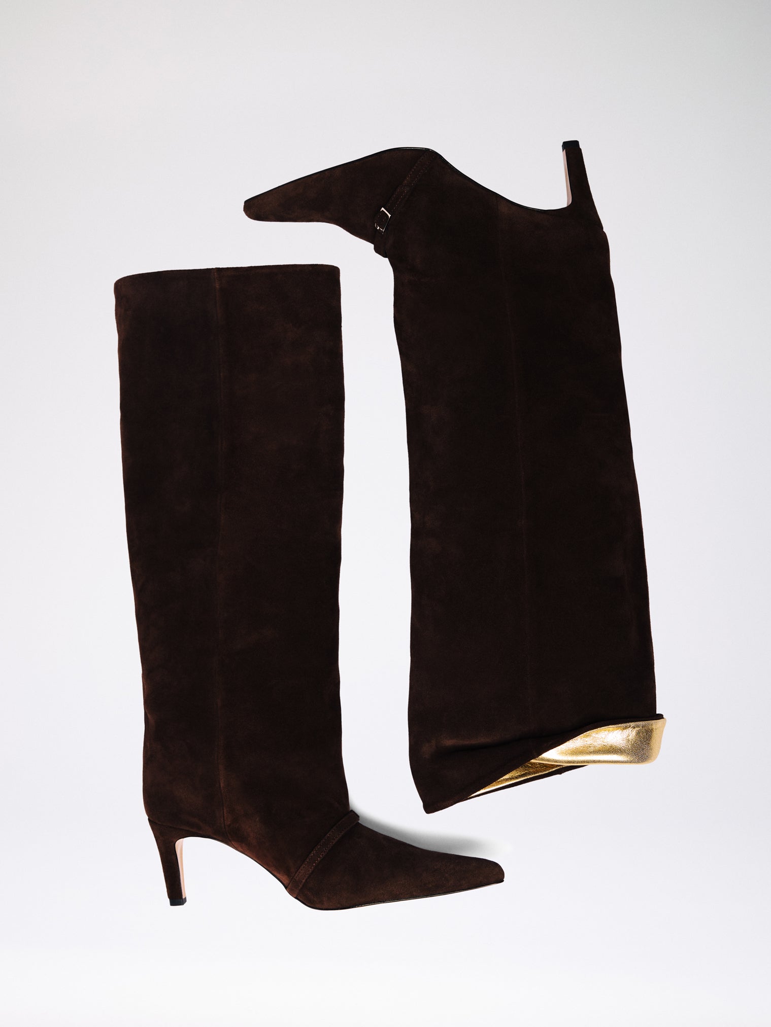 MANO BOOT / brown-gold
